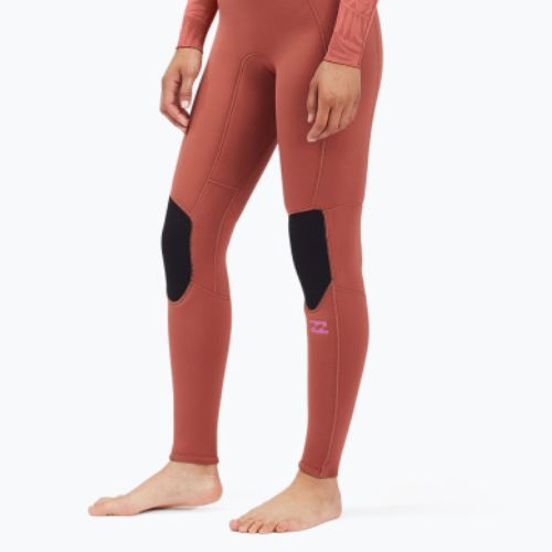 Neoprenanzug für Frauen Billabong 3/2 Synergy BZ L/SL red clay