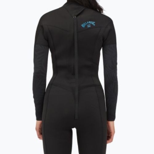 Neoprenanzug für Frauen Billabong 4/3 Synergy BZ Full black palms