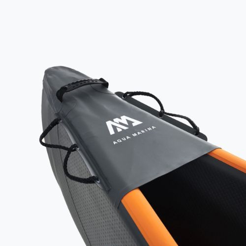 Aqua Marina Tomahawk grau Air-K 375 aufblasbares 1-Personen-Kajak 12'4″