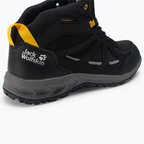 Jack Wolfskin Herren-Trekkingstiefel Woodland 2 Texapore Mid schwarz 4051261_6055