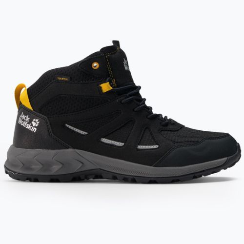 Jack Wolfskin Herren-Trekkingstiefel Woodland 2 Texapore Mid schwarz 4051261_6055