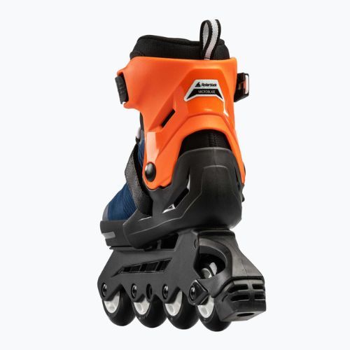 Rollerblade Microblade Kinder Rollschuhe navy blau und orange 07221900 174