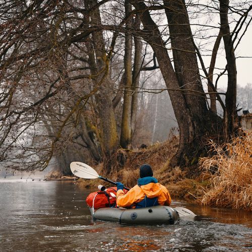 Pinpack Packraft Compact offener Ponton grau