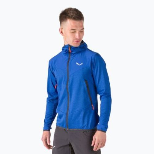 Herren Salewa Agner Hybrid PL/DST FZ Hoody Fleece-Sweatshirt blau 00-0000027371