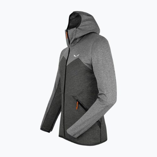 Salewa Herren Fleece-Sweatshirt Puez Melange PL FZ Hoody grau 00-0000027386