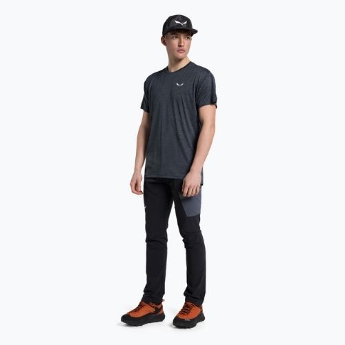 Salewa Puez Melange Dry Herren-Trekkinghemd schwarz 00-0000026537