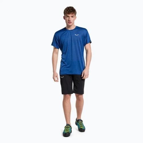 Salewa Puez Melange Dry Herren-Trekkinghemd blau 00-0000026537