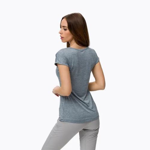 Damen-Trekking-Shirt Salewa Puez Melange Dry grau 00-0000026538