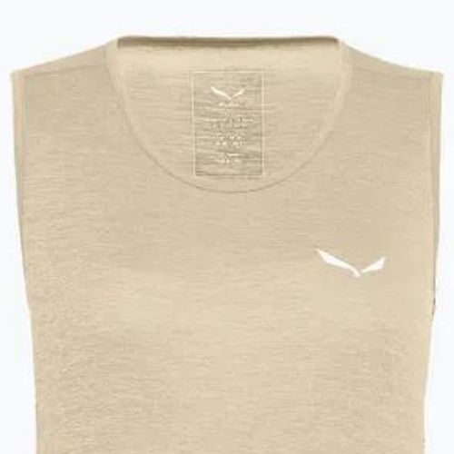 Damen-Trekking-Shirt Salewa Puez Graphic Dry Tank beige 00-0000027482