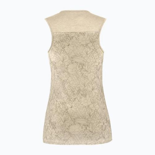 Damen-Trekking-Shirt Salewa Puez Graphic Dry Tank beige 00-0000027482