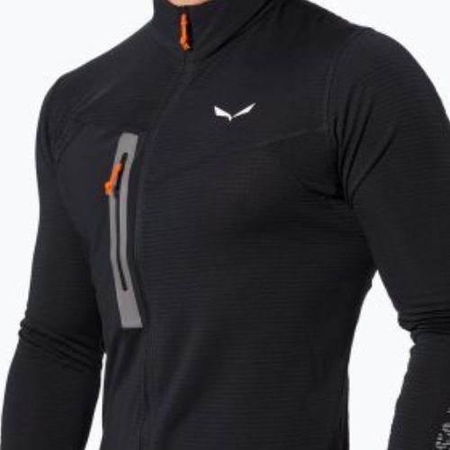 Herren Salewa Pedroc Fleece-Sweatshirt schwarz 00-0000027719