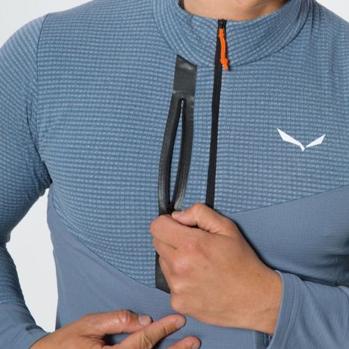 Herren Salewa Vajolet grau Fleece-Sweatshirt 00-0000027887