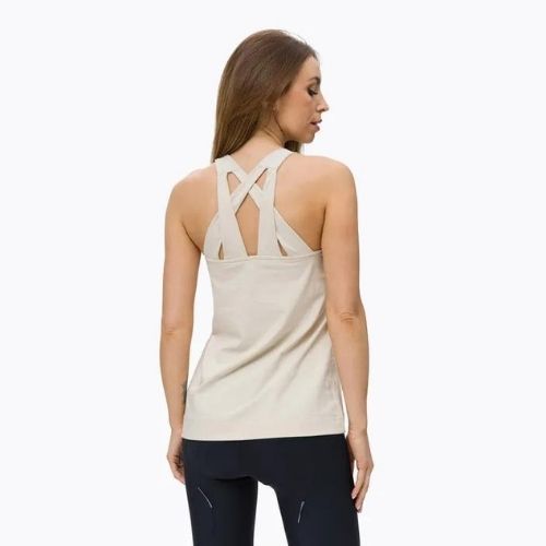 Salewa Lavaredo Hanf Print Damen-Trekking-Shirt beige 00-0000028023