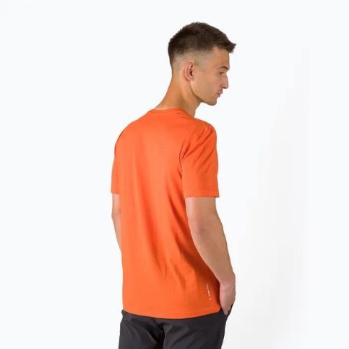 Herren Salewa Alpine Hanf Logo Trekking-T-Shirt orange 00-0000028132