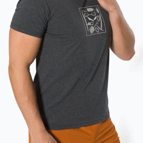 Herren-Trekkinghemd Salewa Pure Box Dry grau 00-0000028378