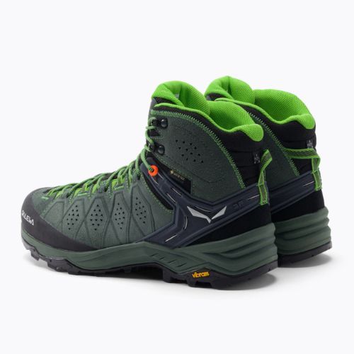 Herren-Trekkingstiefel Salewa Alp Trainer 2 Mid GTX grün 00-0000061382