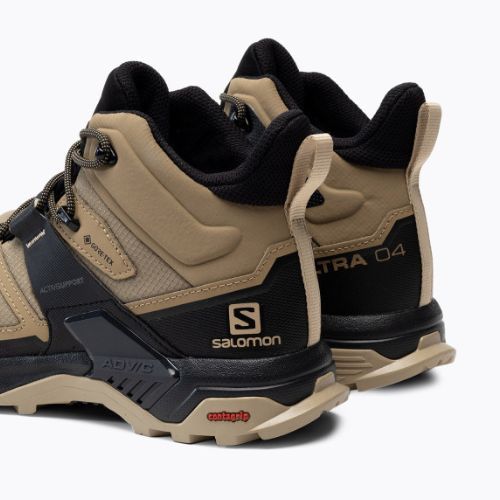 Trekkingschuhe Herren Salomon X Ultra 4 MID GTX braun L412941