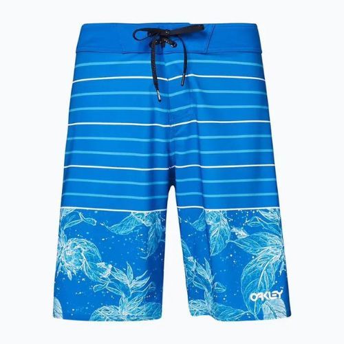 Herren Oakley Retro Split 21 Schwimmen Shorts blau FOA403024