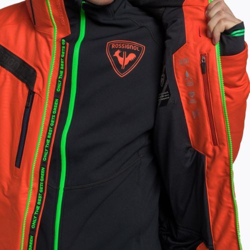 Herren-Skijacke Rossignol Hero Aile Jkt neon red