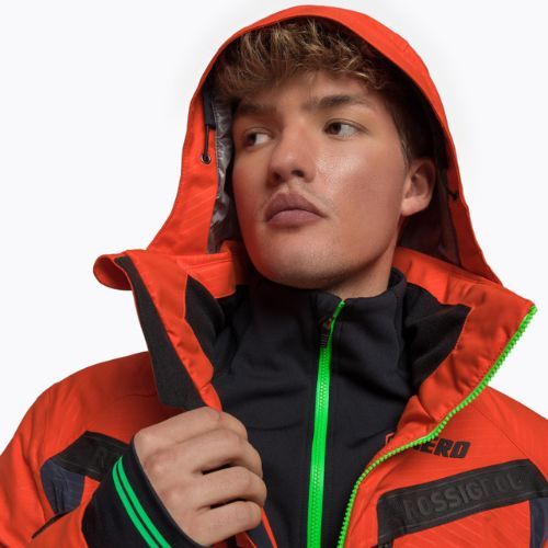 Herren-Skijacke Rossignol Hero Aile Jkt neon red