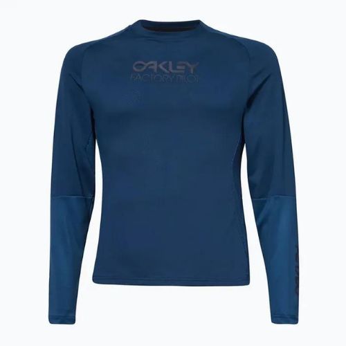 Oakley Factory Pilot Frauen Radfahren Trikot marineblau FOA500224