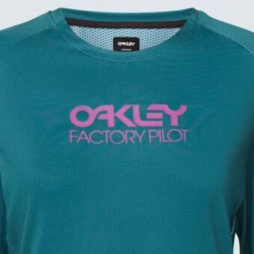 Oakley WMNS Factory Pilot LS Damen Fahrradtrikot grün FOA500224