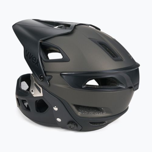 UVEX Fahrradhelm Jakkyl HDE BOA Schwarz S4109780715