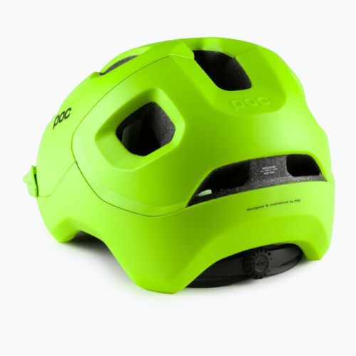 Fahrradhelm POC Axion fluorescent yellow/green matt