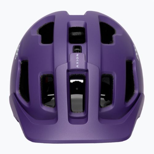 Fahrradhelm POC Axion Race MIPS sapphire purple/uranium black metallic/matt