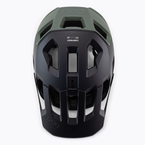 Fahrradhelm POC Kortal uranium black/epidote green metallic/matt