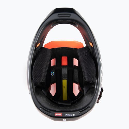 Fahrradhelm POC Otocon Race MIPS fluorescent orange avip/uranium black matt