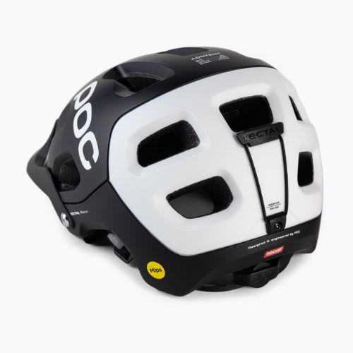 Fahrradhelm POC Tectal Race MIPS uranium black/hydrogen white matt