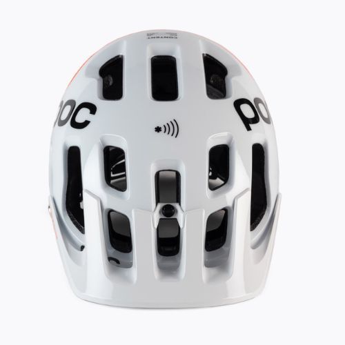 Fahrradhelm POC Tectal Race MIPS NFC hydrogen white/fluorescent orange avip