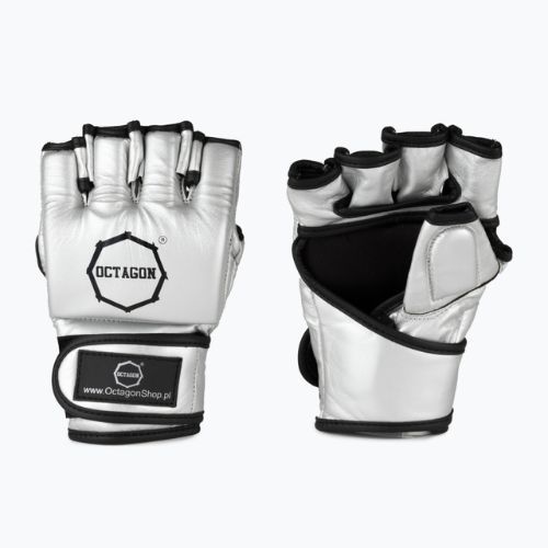 Octagon MMA Grappling Handschuhe silber