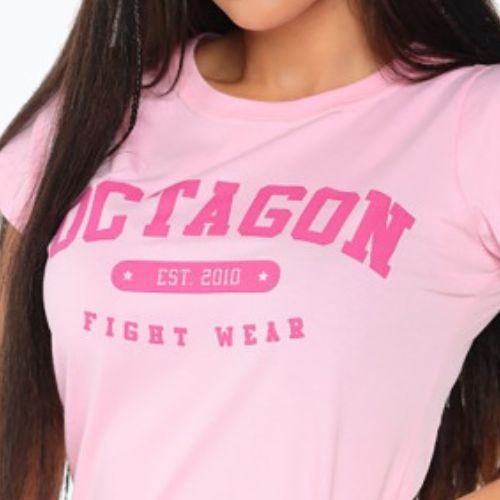 Octagon Damen-T-Shirt est. 2010 rosa