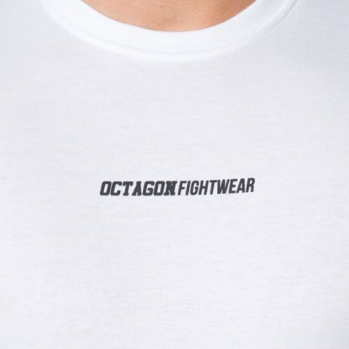 Octagon Fight Wear Herren-T-Shirt Small weiß