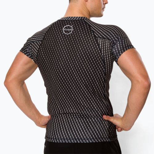 Octagon Herren Rashguard Enspace Kurzarm grau