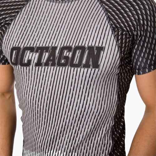 Octagon Herren Rashguard Enspace Kurzarm grau