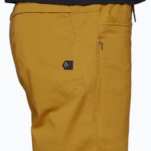 Herren-Klettershorts Black Diamond Notion gelb AP750062
