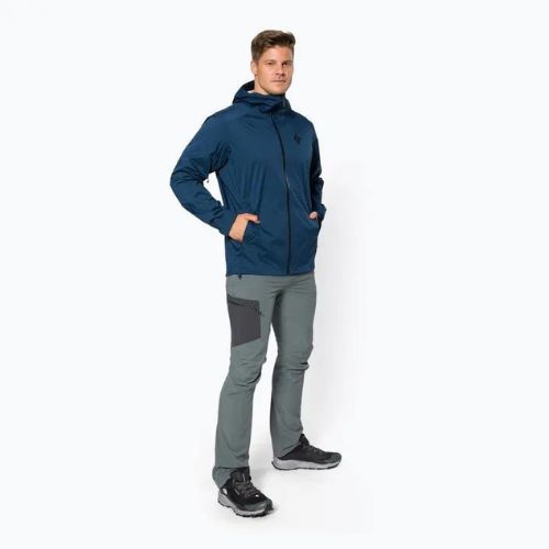 Black Diamond Herren Stormline Stretch Regenjacke navy blau APCDT04013SML1