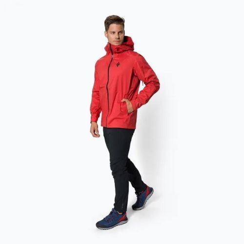 Black Diamond Herren Stormline Stretch Regenjacke rot APCDT06040SML1
