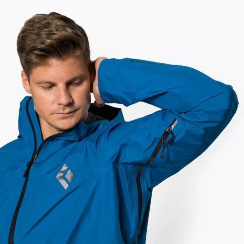 Black Diamond Liquid Point Herren Hardshelljacke blau APK8494015SML1