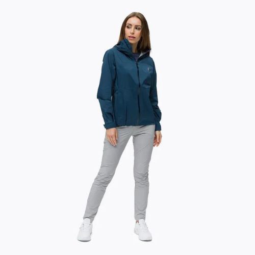 Damen Black Diamond Stormline Stretch Membran regen Jacke in navy blau APM6974014XSM1