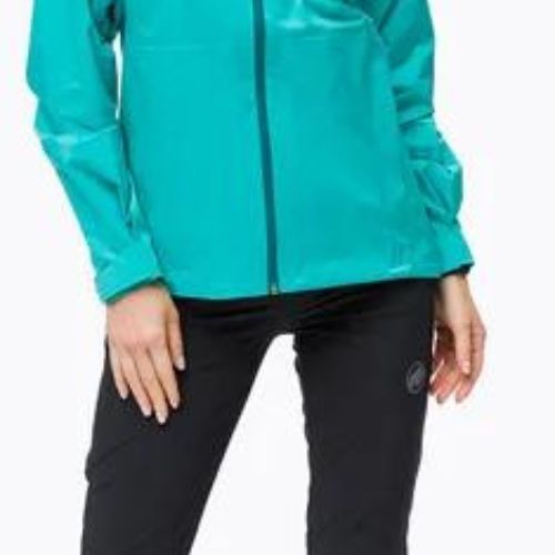 Damen-Membran-Regenjacke Black Diamond Stormline Stretch blau APM6974050XSM1