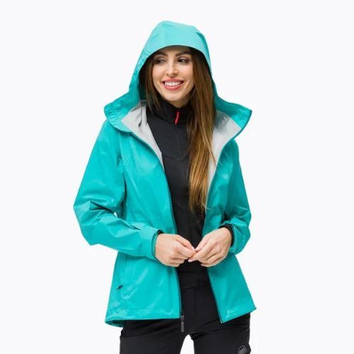 Damen-Membran-Regenjacke Black Diamond Stormline Stretch blau APM6974050XSM1