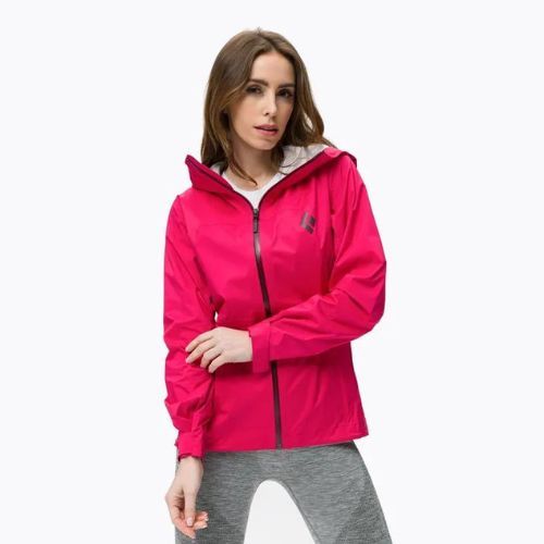Frauen Black Diamond Stormline Stretch Membran regen Jacke rot APM6976034XSM1