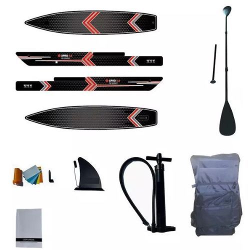 Pure4Fun Dual Purpose 1-Personen Hybrid Kajak/SUP schwarz P4F160040