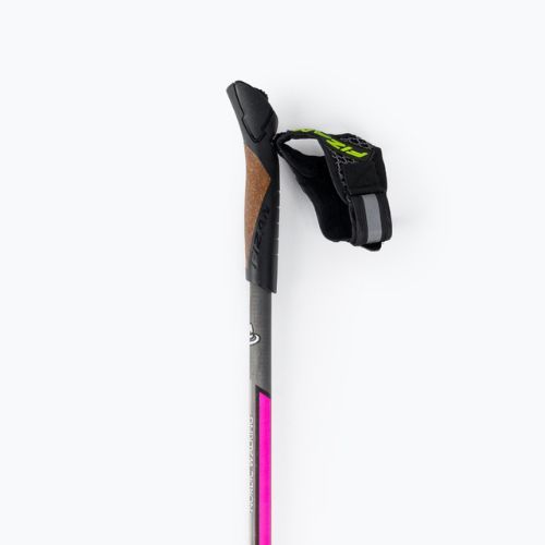 FIZAN Runner Nordic Walking Stöcke schwarz/rosa S22 CA06