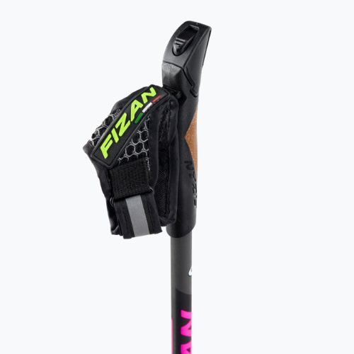 FIZAN Runner Nordic Walking Stöcke schwarz/rosa S22 CA06