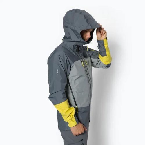 Herren Peak Performance Vislight PRO grau regen Jacke G77197040